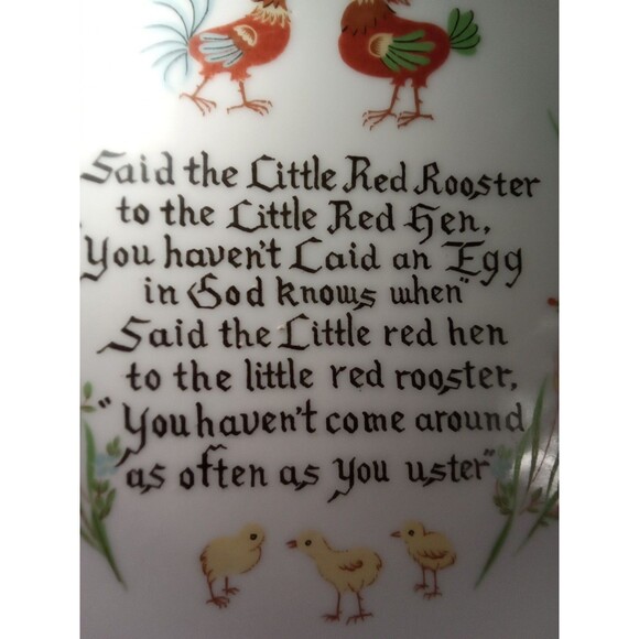 Vintage  Chicken‎ And Rooster Plate - Picture 7 of 10